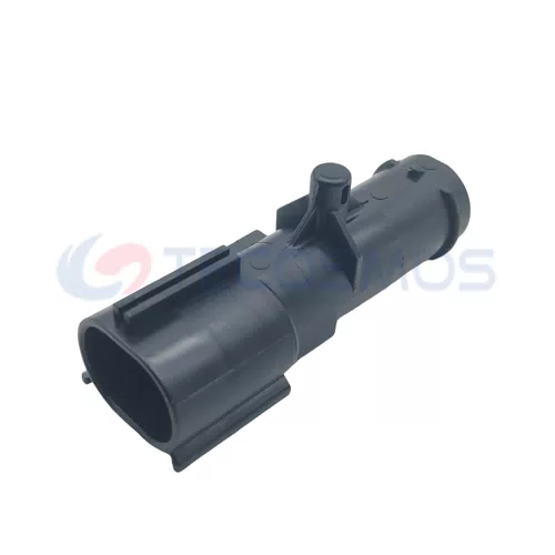 Auto Parts Waterproof Automotive Connector 1 Pin Male for Car 4G0906444 - image 2